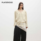 Medium 超柔单面抓毛多穿卫衣女休闲风宽松上衣 新款 Well 2026春季