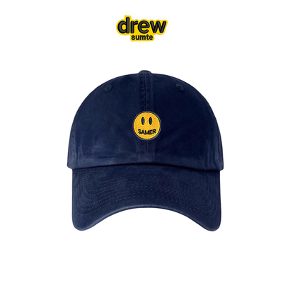 DrewSumt笑脸帽子韩版侧