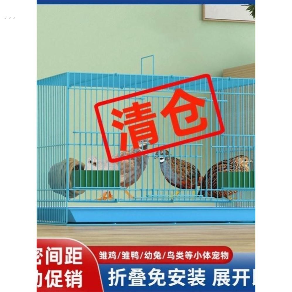 养芦丁鸡笼子饲养专用笼家用室内大号雏鸡雏鸭小鸭小鸡宠物笼加密