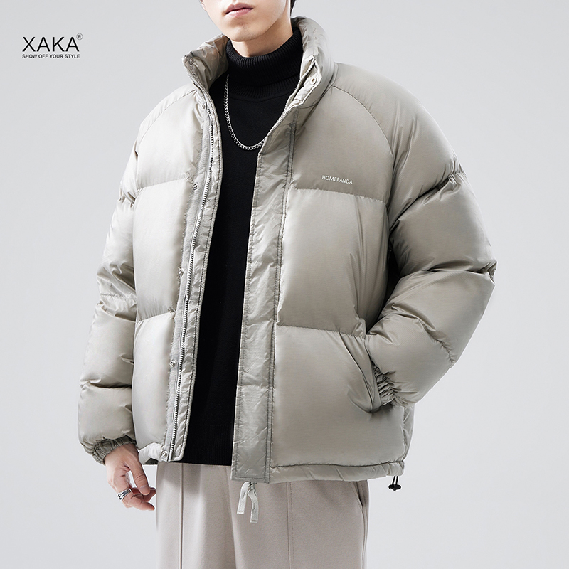 XAKA美式休闲立领羽绒服青春流行