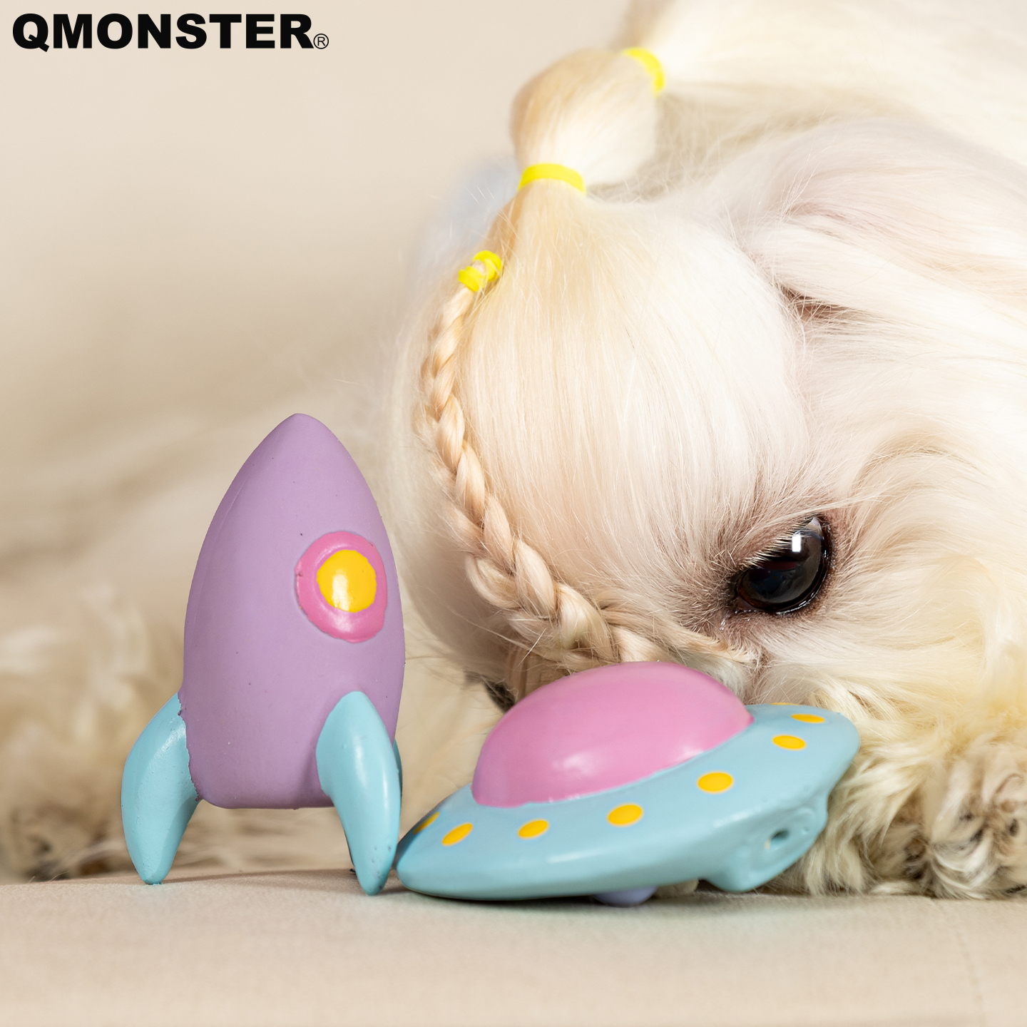 QMONSTER耐咬小狗狗玩具解闷