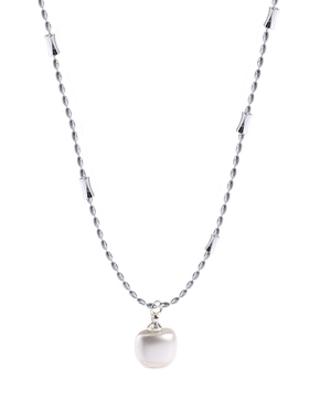 z9饰品不规则巴洛克珍珠吊坠项链