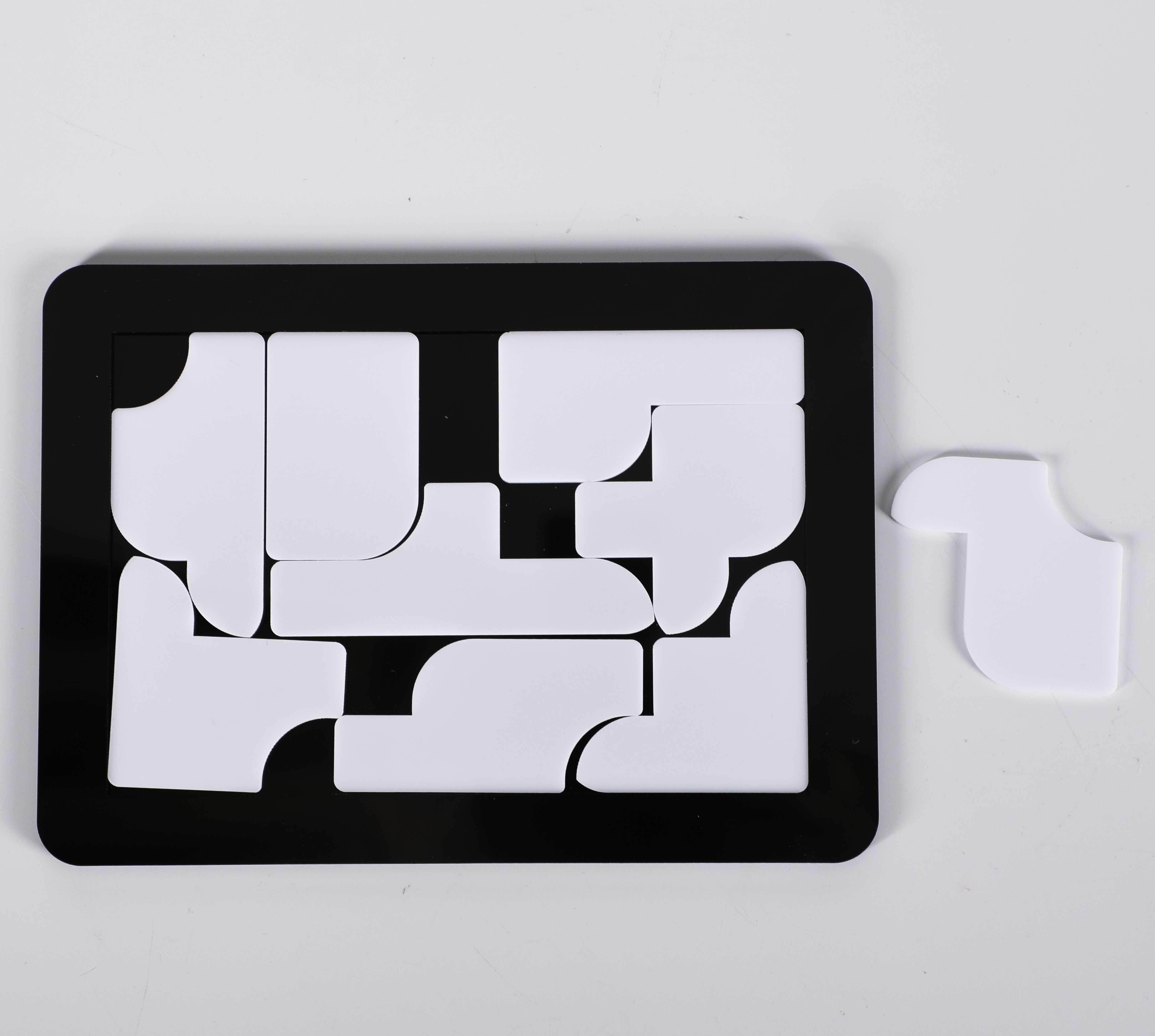 地狱级难度拼图10十级烧脑不规则成年人智力减压智力解闷异格拼.