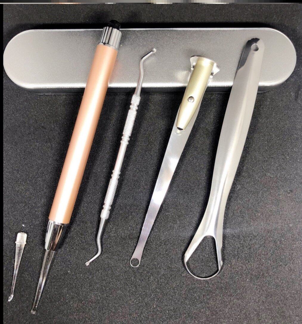 清除肥大自取去口气异物感可视咽喉取出清理扁桃体结石吸器304