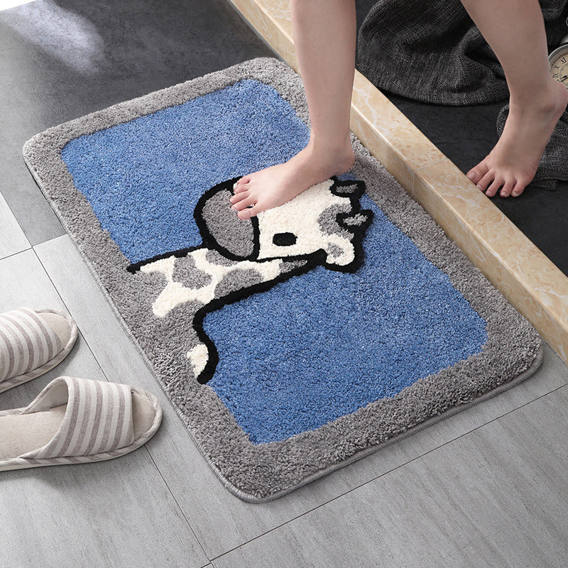 北欧风入户门diy卡通裁剪地垫家用门垫家用进门防滑垫子卧室地毯