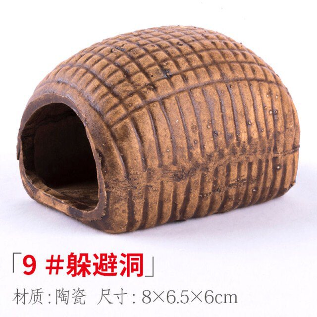 小鱼缸造景躲避屋草缸鱼缸三湖y慈稠躲避洞躲避罐小鱼虾躲避屋产