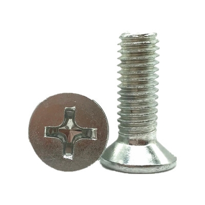 镀锌十字平头螺丝机螺钉平机螺钉机牙螺丝沉头螺丝钉平机螺丝m6m8