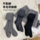 薄绒保暖打底袜不勒脚显瘦外穿灰色裤 羊毛带脚跟连裤 袜女秋冬季 袜
