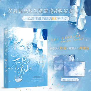 特签】不见溪山 晋江新锐作者八野真著 酸涩意难平的青春初恋BE美学文 敏感少女许姜×耀眼少年周溪山 青春言情畅销实体书小说