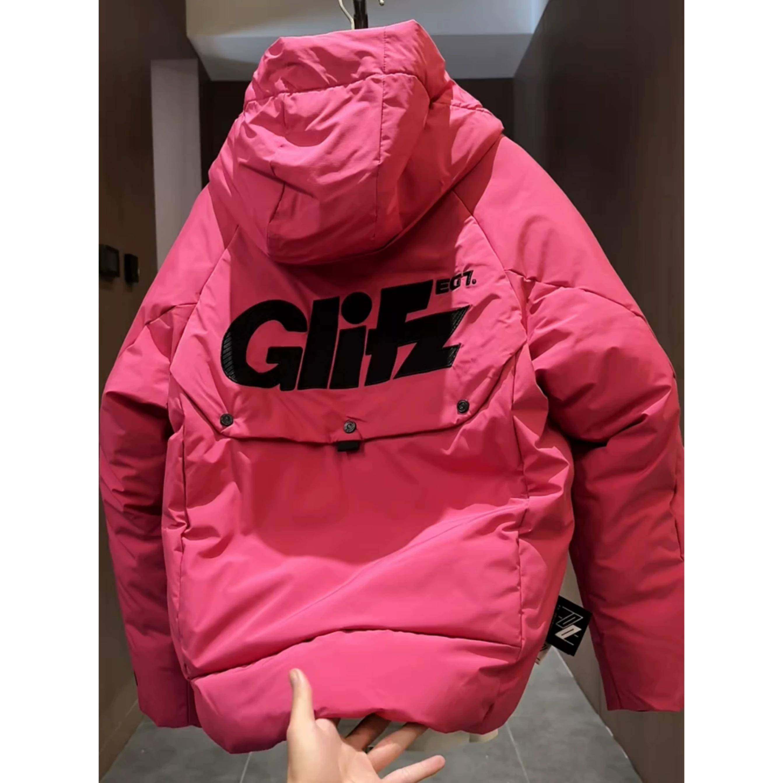 代购韩国东大门彩色系棉衣外套男士休闲户外冲锋衣保暖加厚棉衣男