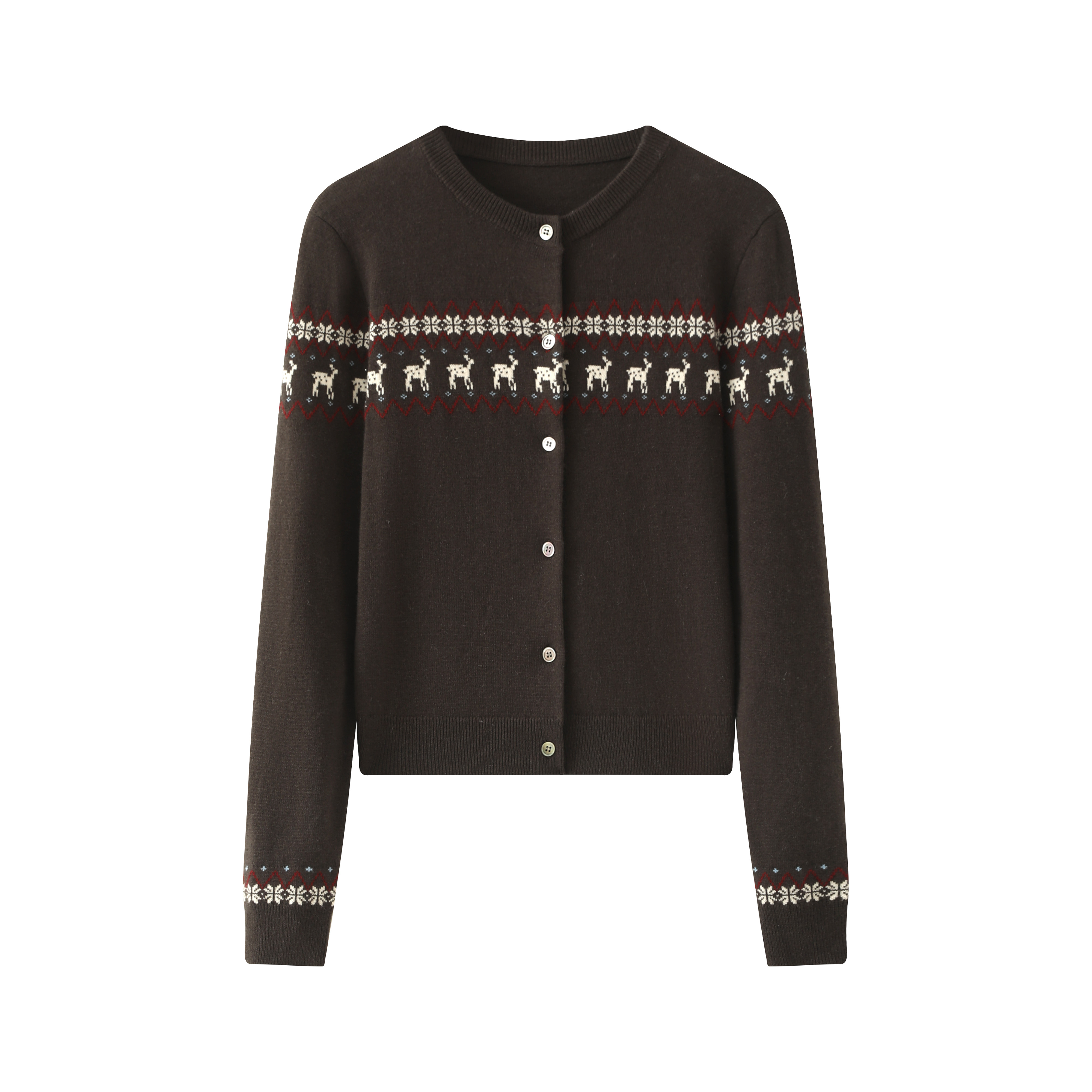 Pearlmise原创设计费尔岛开衫