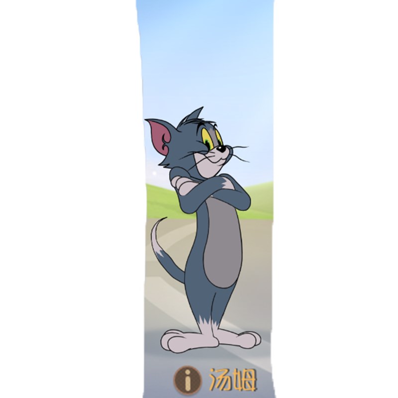 猫和老鼠剑客恶h魔杰瑞天使泰菲莱特宁汤姆等身抱枕超长枕等图定