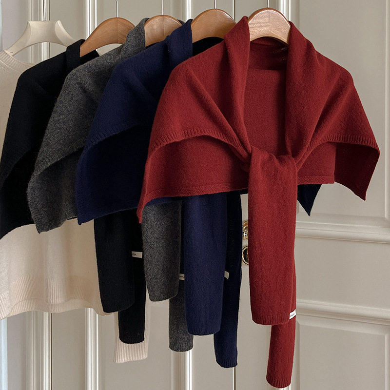 羊毛针织T型披肩女秋冬季新款咖色保暖护颈坎肩围巾外搭女,服饰配件/皮带/帽子/围巾,围巾/丝巾/披肩,淘宝优惠券,粉丝福利购,淘宝优惠卷