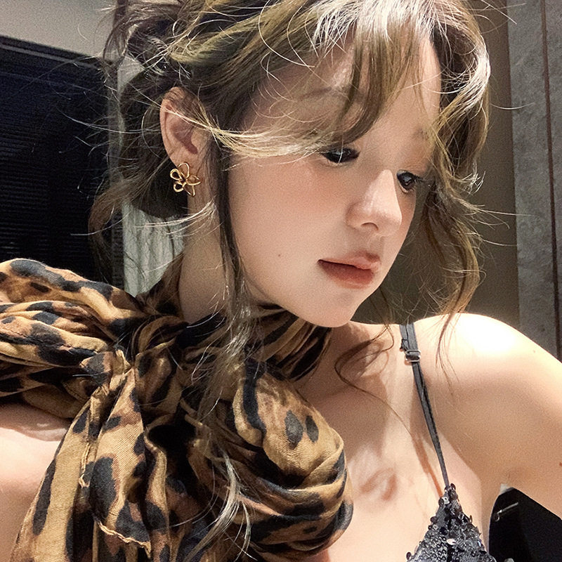 Celi*e风方圆同款~美式辣妹风豹纹披肩女复古纯欲风长款丝巾领巾,服饰配件/皮带/帽子/围巾,围巾/丝巾/披肩,淘宝优惠券,粉丝福利购,淘宝优惠卷