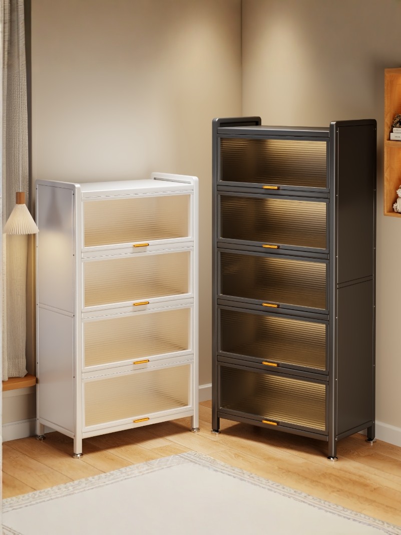 家用钢制书柜收纳柜儿童防尘书架带门置物架客厅多层落地储物柜子,住宅家具,书架,淘宝优惠券,粉丝福利购,淘宝优惠卷