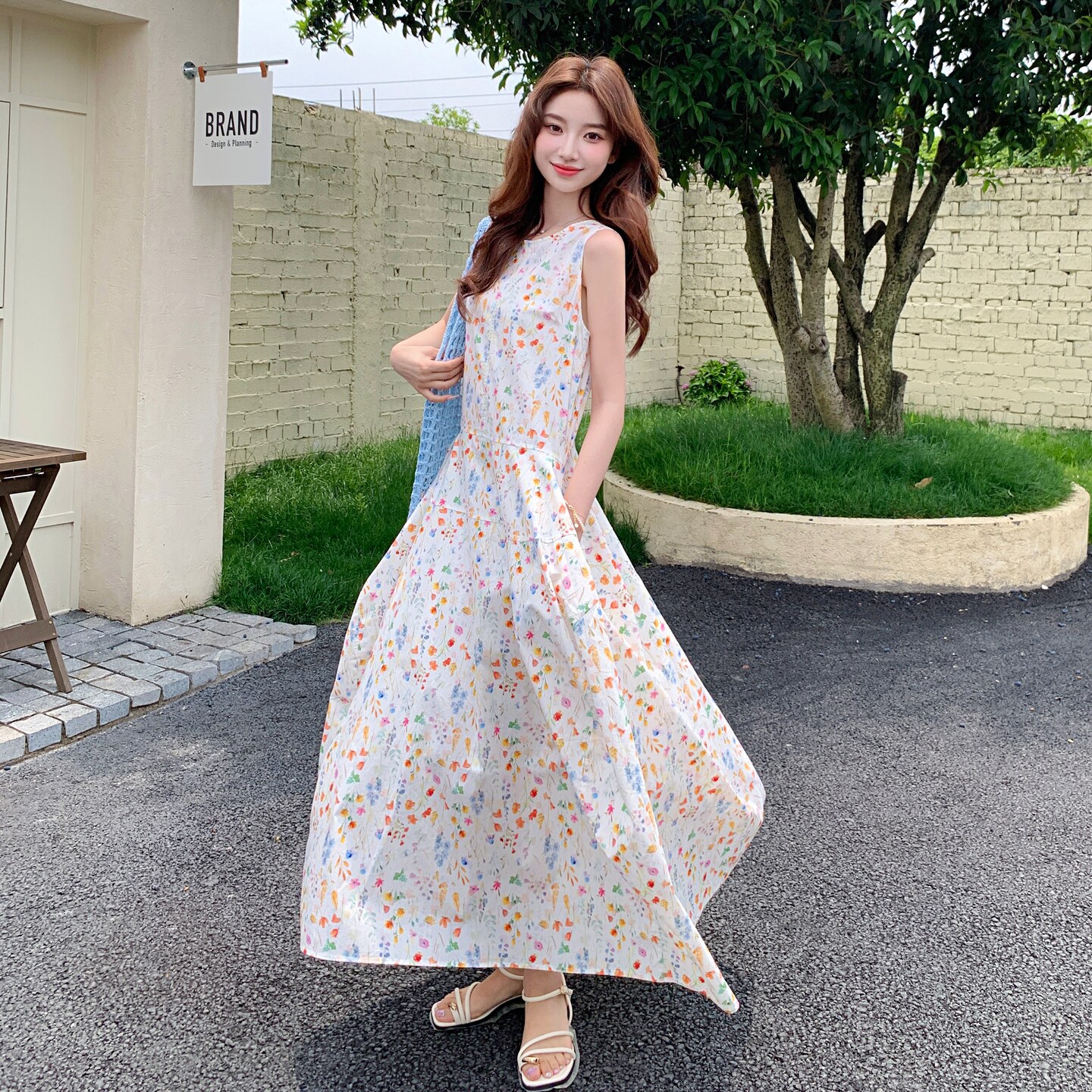 【档口现货】甜美浪漫无袖连衣裙222-6781-P125-K188,女装连衣裙,浙宝222（原006）