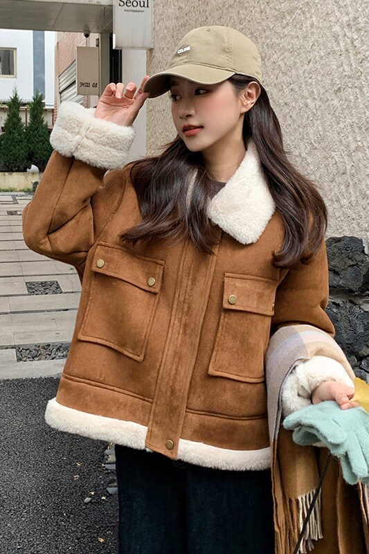 6686美拉德皮毛一体006-P175-K268,女装皮草,浙宝222（原006）