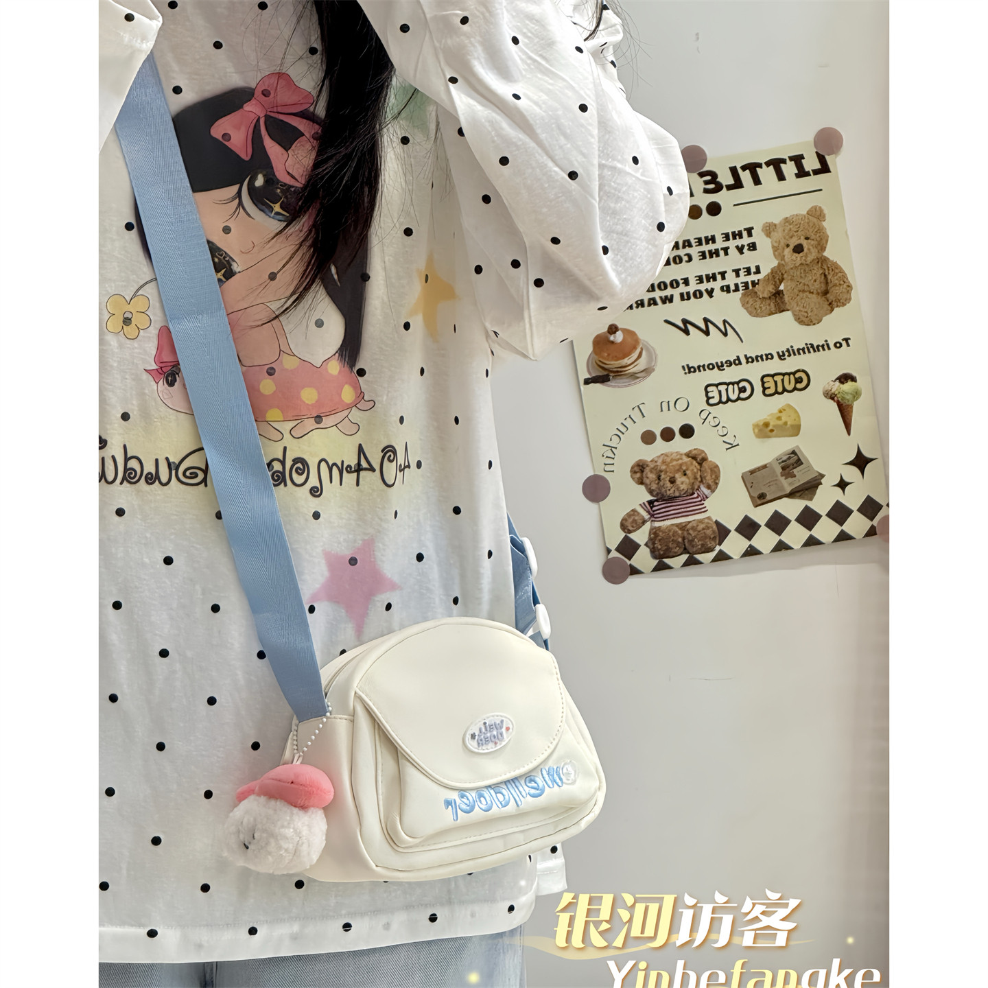 可爱儿童出游小包包高颜值小巧迷你斜挎小包少女轻便外出手机包图片
