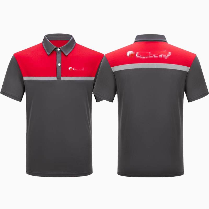 工作服男夏季短袖原厂翻