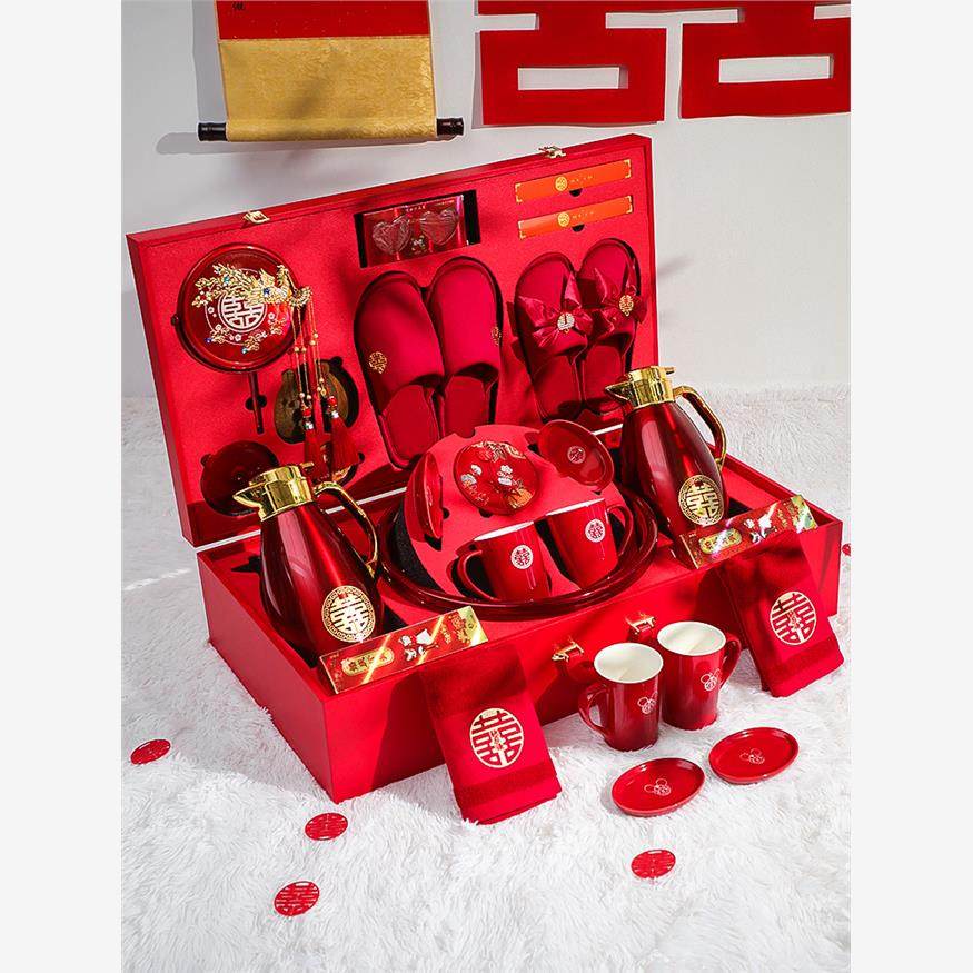结婚陪嫁物品女方全套装娘家高档婚礼红色行李箱嫁妆婚庆用品大全,自行车/骑行装备/零配件,自行车贴纸/反光贴,淘宝优惠券,粉丝福利购,淘宝优惠卷