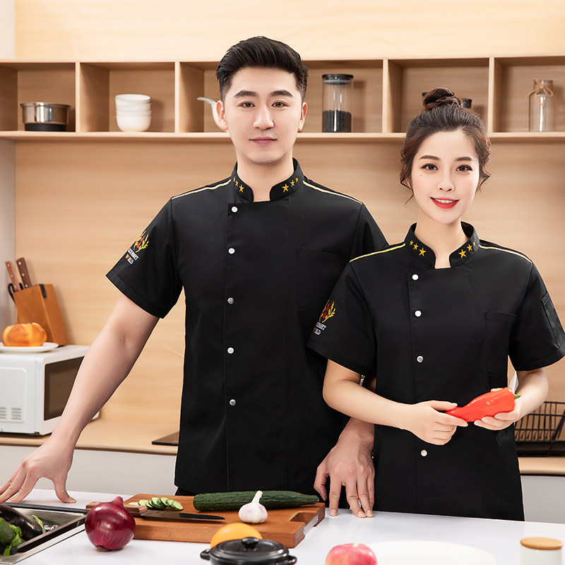 防水防油厨师工作服长袖