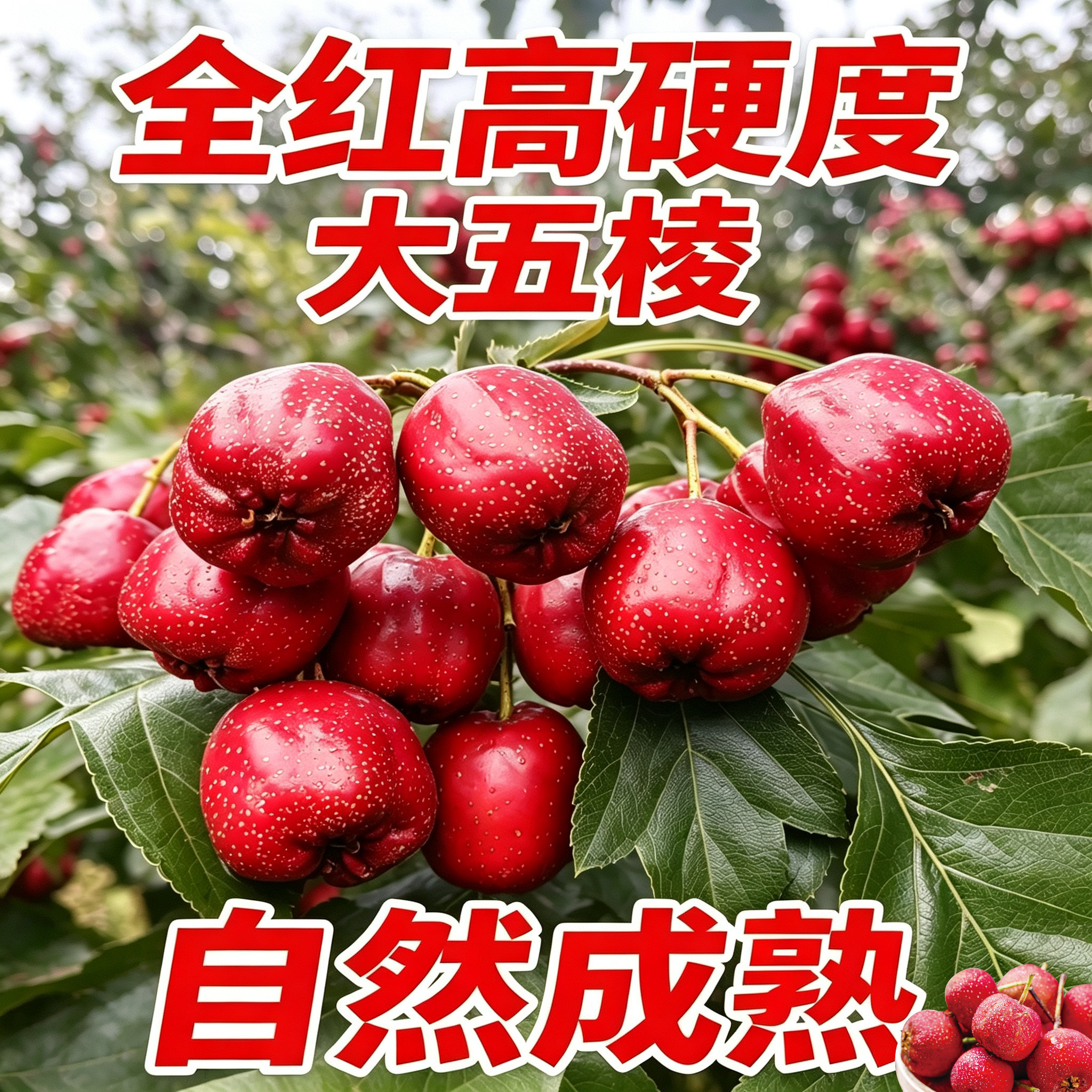 新鲜大山楂5斤装冰糖葫芦用