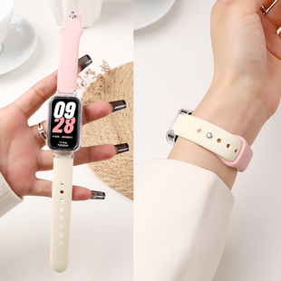 适用keepb3表带keep手环3反扣硅胶腕带b3专用运动手表链pc保护套防摔表壳b3男女健身手环个性防水替换带配件