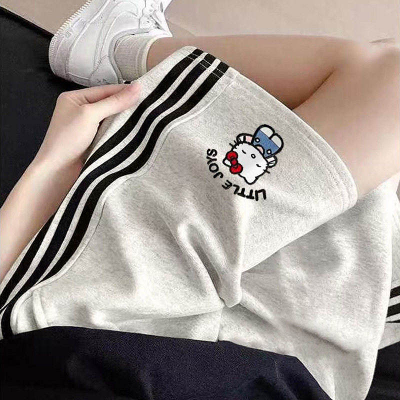 女童短裤夏季新款儿童纯棉运动五分裤百搭外穿中大童宽松休闲中裤