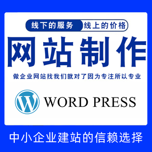 wp网页设计wordpress模板跨境电商二次开发外贸独立站建站seo优化