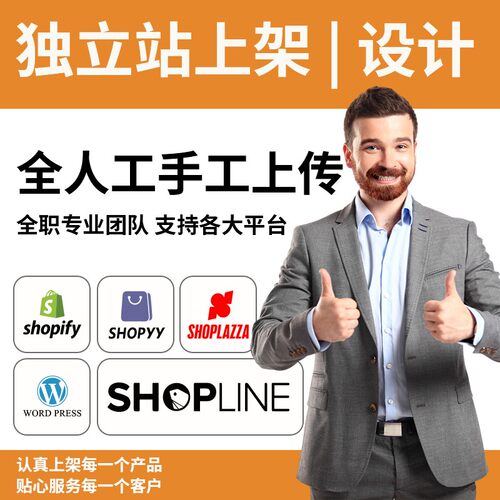 产品上架独立站设计wordpress外贸建站跨境电商shopify店铺装修