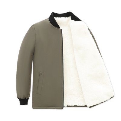 【100%真澳洲羊皮袄】羊皮毛一体