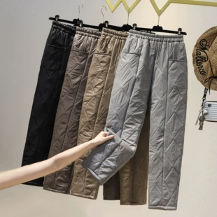 轻薄冬季 潮 小脚裤 撤柜奥特莱斯清仓捡漏女羽绒棉裤 大码 加厚哈伦裤