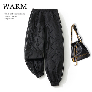 加厚休闲灯笼裤 时尚 女外穿冬季 撤柜奥特莱斯清仓捡漏轻薄羽绒棉裤