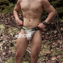 【Dhan线上商店】新款莫代尔三角裤大V腰带性感内裤镭射渐变舒适