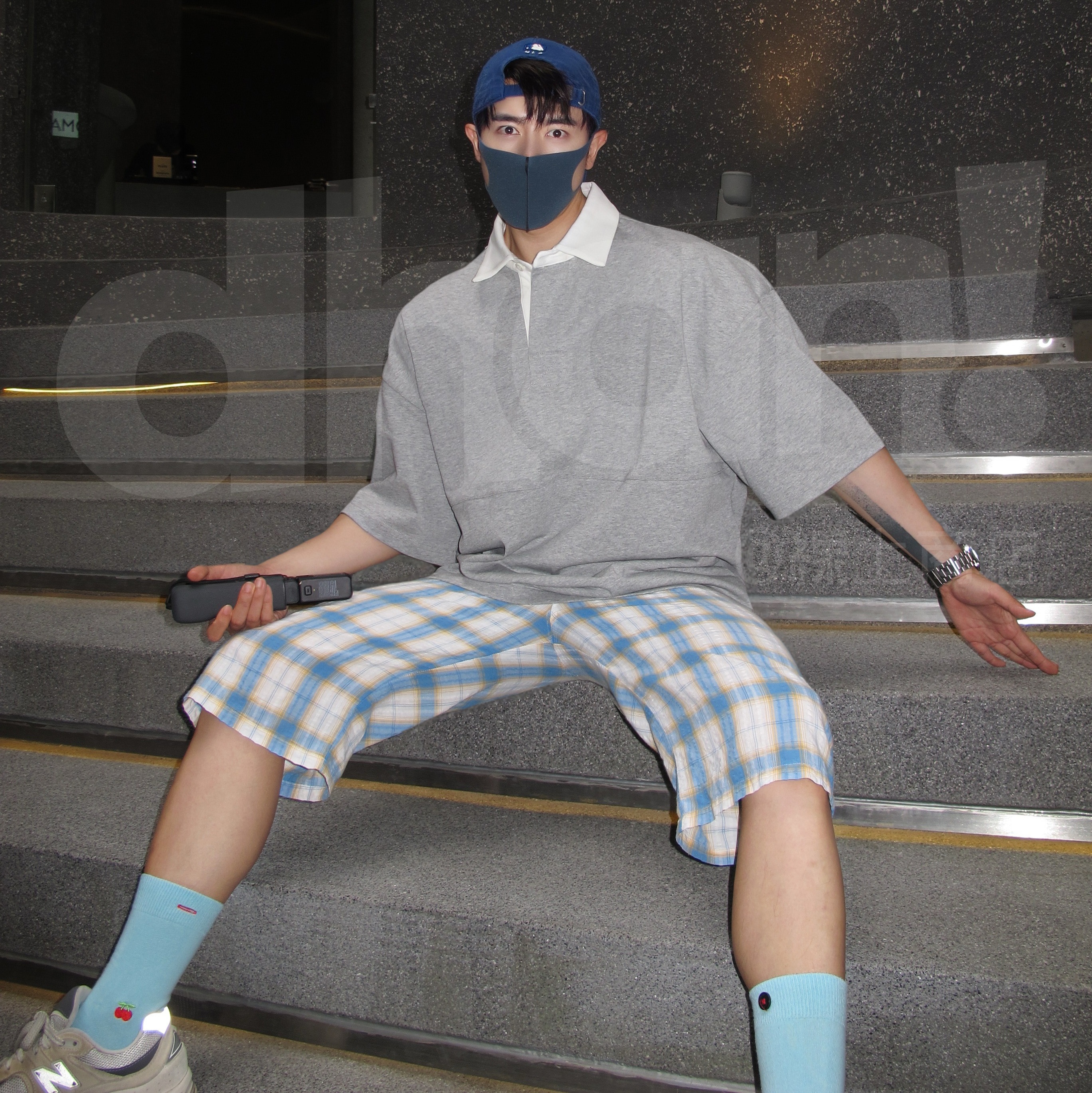 【Dhan线上商店】新品CityBoy白色翻领T恤山系户外撞色polo衫男