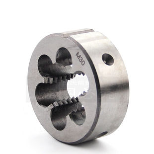 板牙手动螺纹套丝园扳牙圆形板牙M30M336M39M42M45M48M52x5 1M30