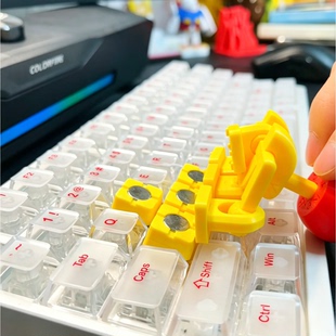 抖音热门同款游戏摇杆拳皇键帽机械键盘键帽3D打印wasd方向键街头