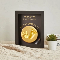 Детские отпечатки рук и ног, чернильная подушечка, сувенир для новорожденных, детская памятная фоторамка, отпечаток рук