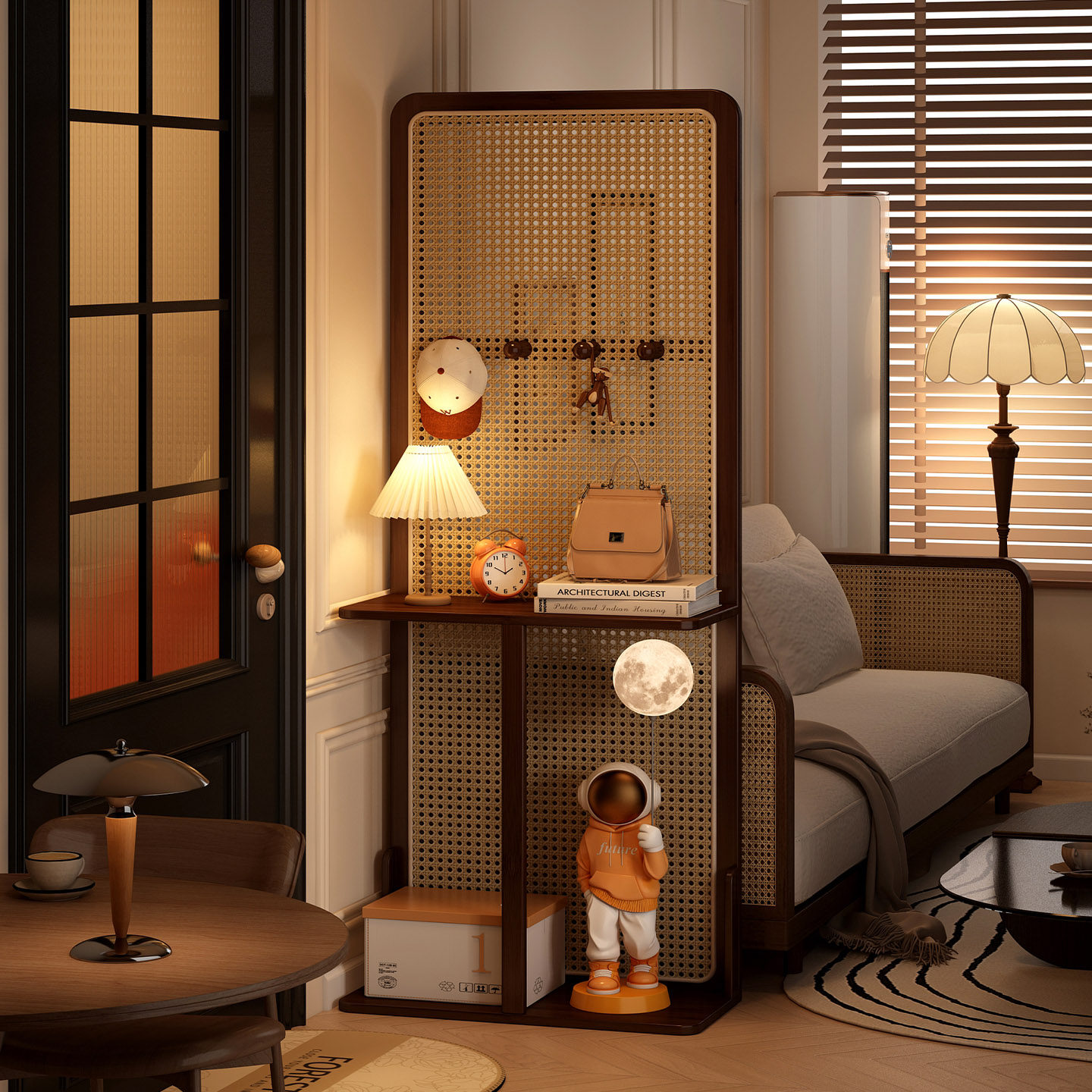 入户正对门玄关柜轻奢高级感屏风双面隔断柜子客厅进门遮挡置物架,住宅家具,门厅/玄关柜/玄关架,淘宝优惠券,粉丝福利购,淘宝优惠卷