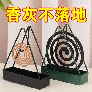 家用挂式蚊香盒吊挂式三角蚊香放置器蚊香炉盘香香灰不落地檀香