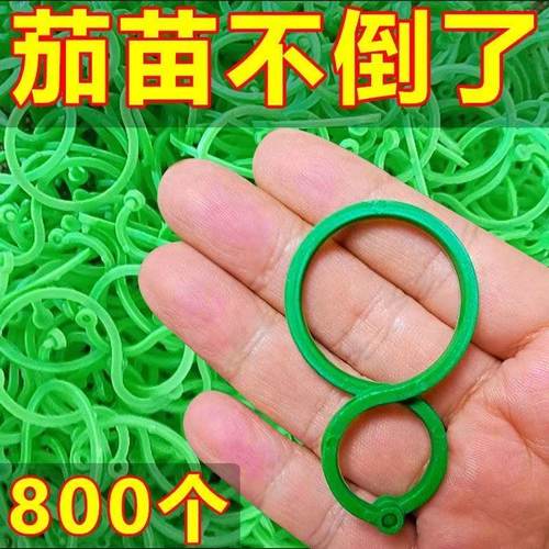 园艺8字扣爬藤黄瓜茄子扎绑8字扣植物固定扣葫芦圈园艺绿植打包绳