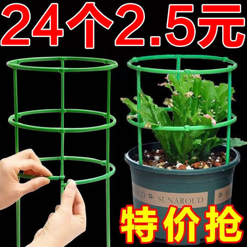 花架子室内家用支架通用型蟹爪兰花架莲花护叶架园艺盆栽支撑杆