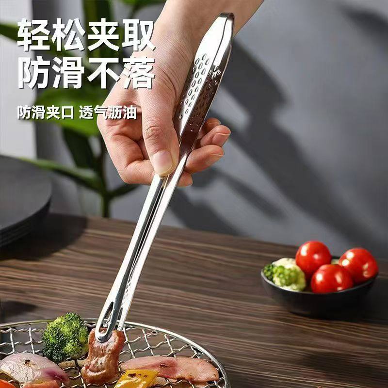 特厚不锈钢烤肉夹子家用牛排户外