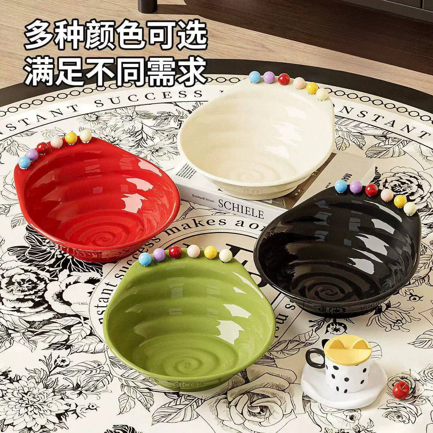 新款高颜值家用客厅茶几水果盘带图片