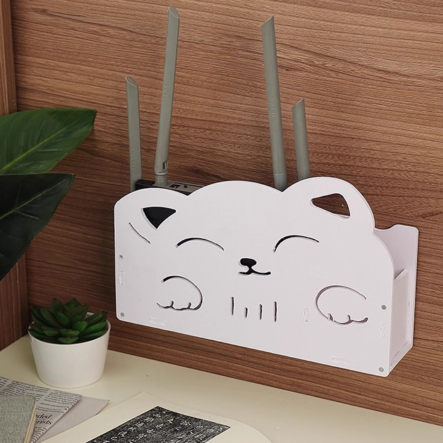 免打孔壁挂式路由器架