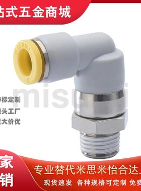 替代米思米E-PACK-MNRL4-1/M5/E-PACK-MNRL6-1/2/M5L型六角外螺纹