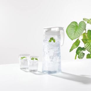 日本岩崎凉水壶耐高温玻璃水壶大容量泡茶家用开水可用凉水杯