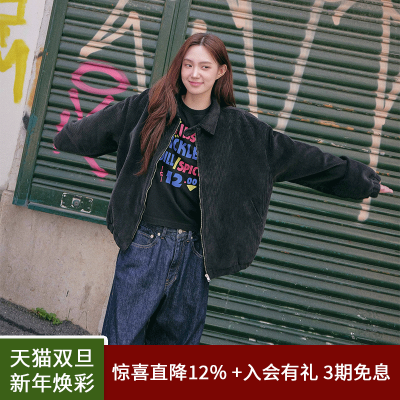 SPELLEDIT新品灯芯绒飞行夹克