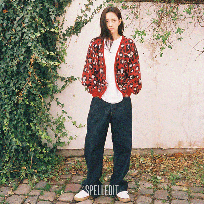 SPELLEDIT新品后系带牛仔裤