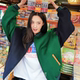 SPELLEDIT2025冬季 新品 拼色棒球外套宽松休闲运动复古百搭上衣女